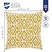 Vervaco Cross Stitch Embroidery Kits Pillow Front for Self-Embroidery with Embroidery Pattern on 100% Cotton and Embroidery Thread, 15,75 x 15,75 Inches - 40 x 40 cm, Geometric Design