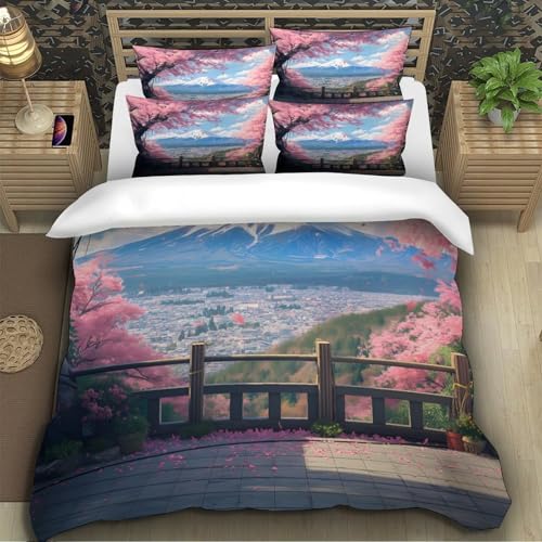 Housse de Couette Japonaise Microfibre Super Douce 135x200cm