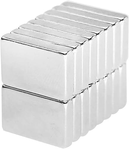 30 imanes rectangulares de 0.591 x 0.394 x 0.118 in para refrigerador, imanes de oficina, imanes de pizarra blanca