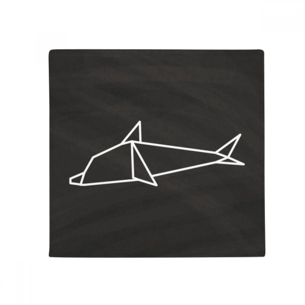 Tapis antidérapant dauphin origami pour éviter les glissades sur sol 60cm