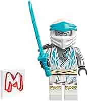 Sinai シナイ LEGO Ninjago White Ninja ZANE ZX Gold Helmet Star Side