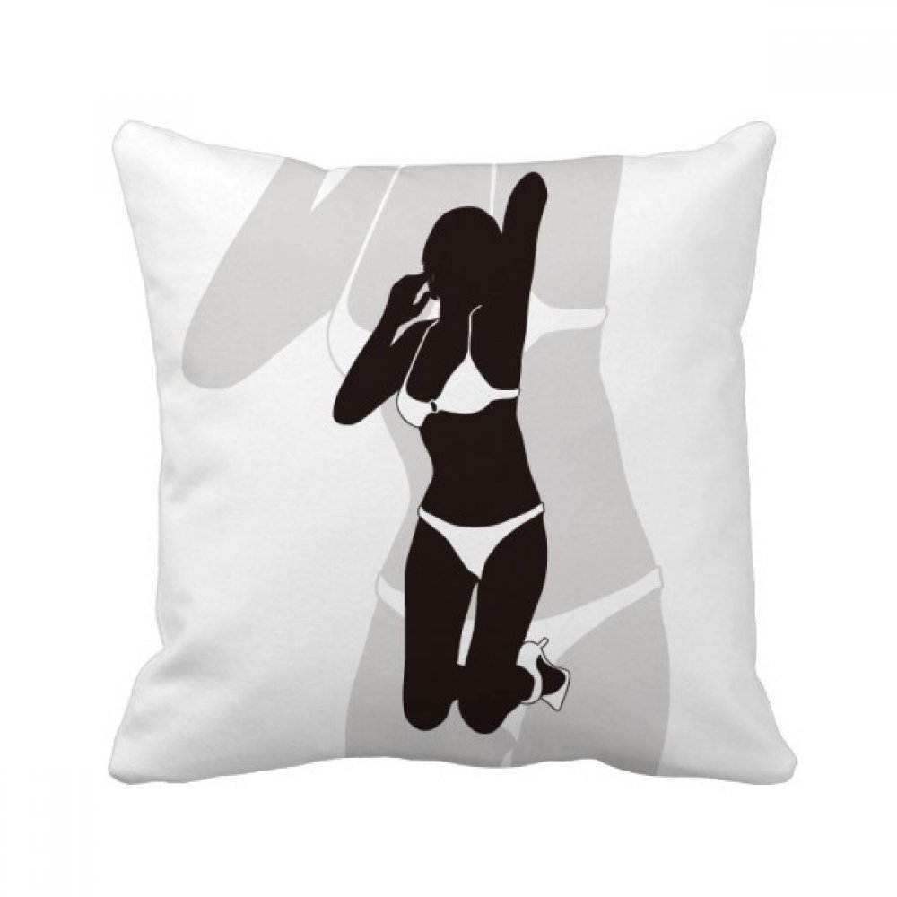 Coussin Kneel Place DIYthinker 40 X 40Cm oreiller décoratif multicolore pour canapé maison
