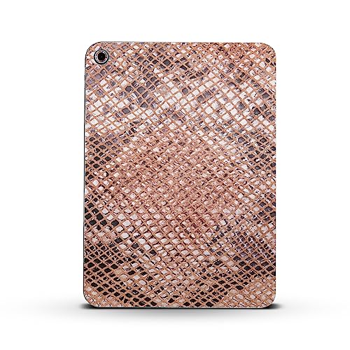 Image of MightySkins Carbon Fiber Skin Compatible with Apple iPad 10.9 inch 10th Gen (2022) Full Wrap Kit - Rattler Back | Protective, Durable Textured Carbon Fiber Finish | Easy to Apply | Made in The USA