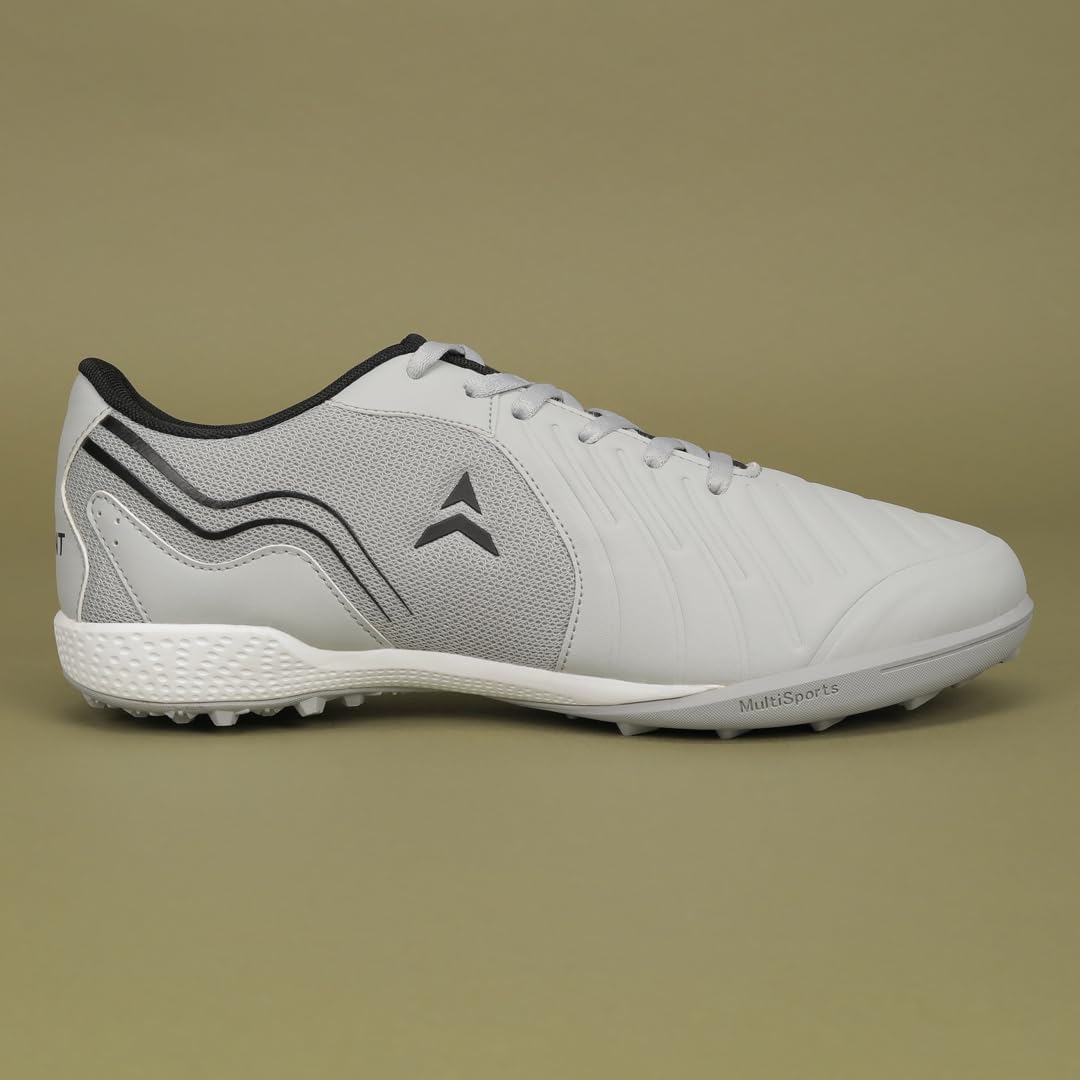 AVANT Men Streamline Turf Football Shoes (Grey, UK Footwear Size System, Adult, Men, Numeric, Medium, 7) 1