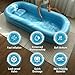 Medical Inflatable Bathtub for Elderly & Disabled, Portable Bedside Bath Tub with Electric Air Pump, Full-Body Wash Basin for Bedridden Patients, Easy-Clean Inflatable Shower Bath for Home Care