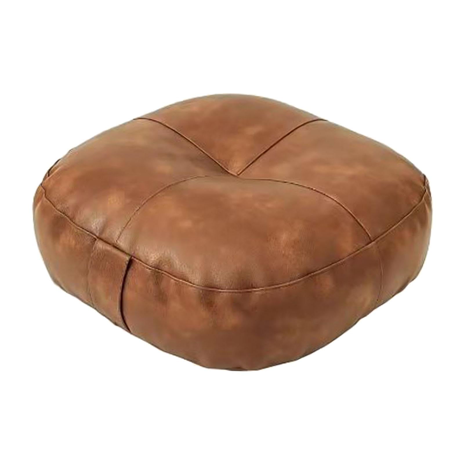 MERISHOPP® Round Floor Pillow Decorative Ottoman Pouf for Balcony Adults Indoor Outdoor Orange|Home & Garden | Home Decor| Pillows|1 Round Floor Pillow-image-16