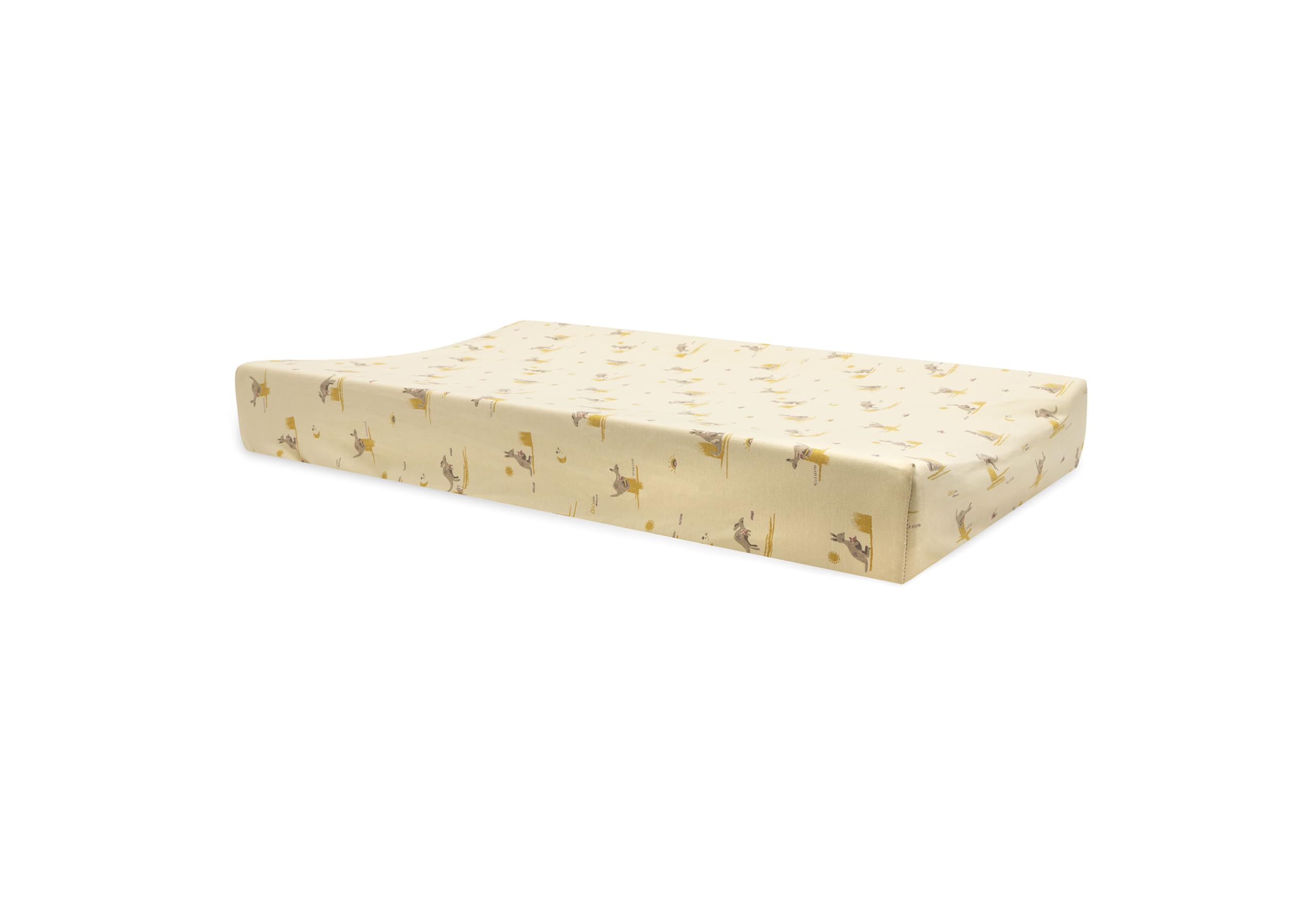 Jollein Funda para cambiador Jersey – Kangaroots – 50 x 70 cm – 100 % algodón – Certificado OEKO-TEX – Funda para cambiador