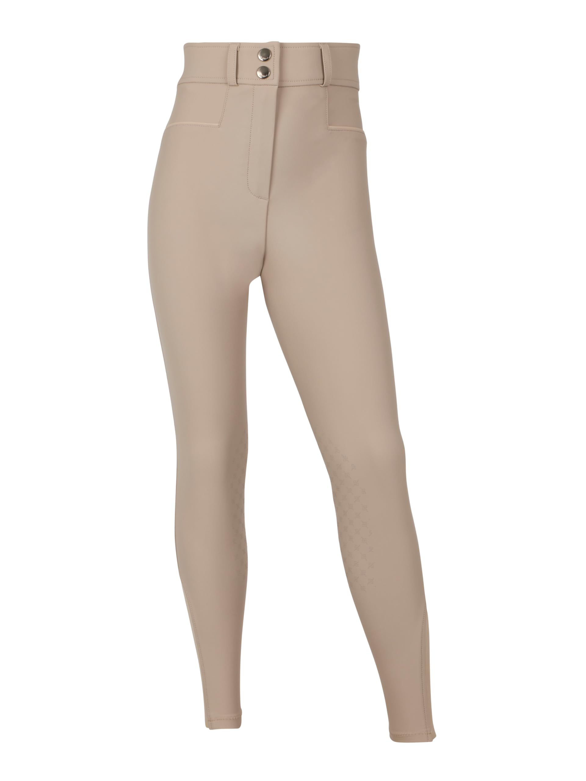 Lemieux Almond Young Rider Izzy Knee Grip Breeches - Childrens Equestrian Horse Riding Trousers - Silicone Grip - 11-12Years