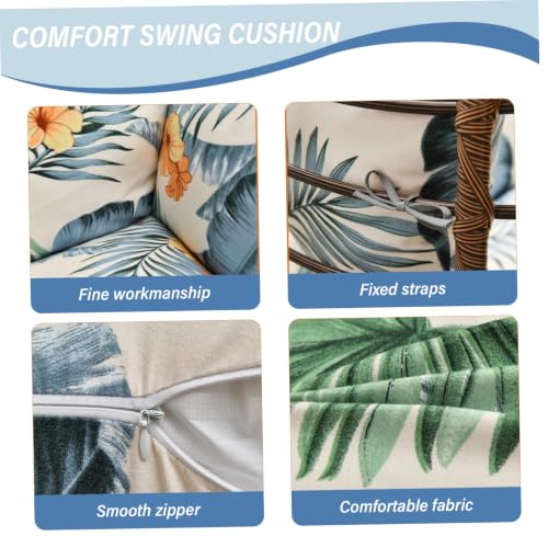 Coussin de chaise œuf suspendu déhoussable pour intérieur et extérieur - 7