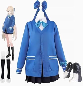 歪萌舎 ブルーアーカイブ 飛鳥馬トキ コスプレ 衣装M 靴L ウィッグ 歪萌舎 ブルーアーカイブ 飛鳥馬トキ コスプレ 衣装M 靴L ウィッグ