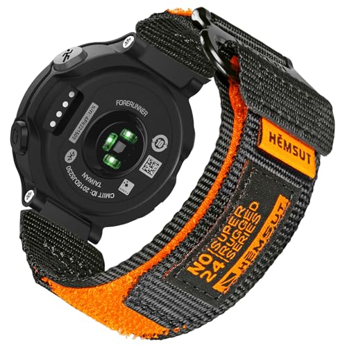 Bracelet montre Garmin 235 anti-transpiration, silicone robuste Torbollo Forerunner 735XT