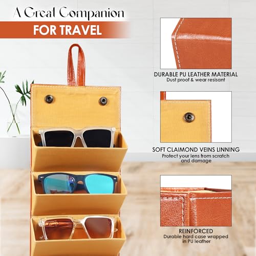 Image of ALAWO Sunglass Box Organizer Holder Case