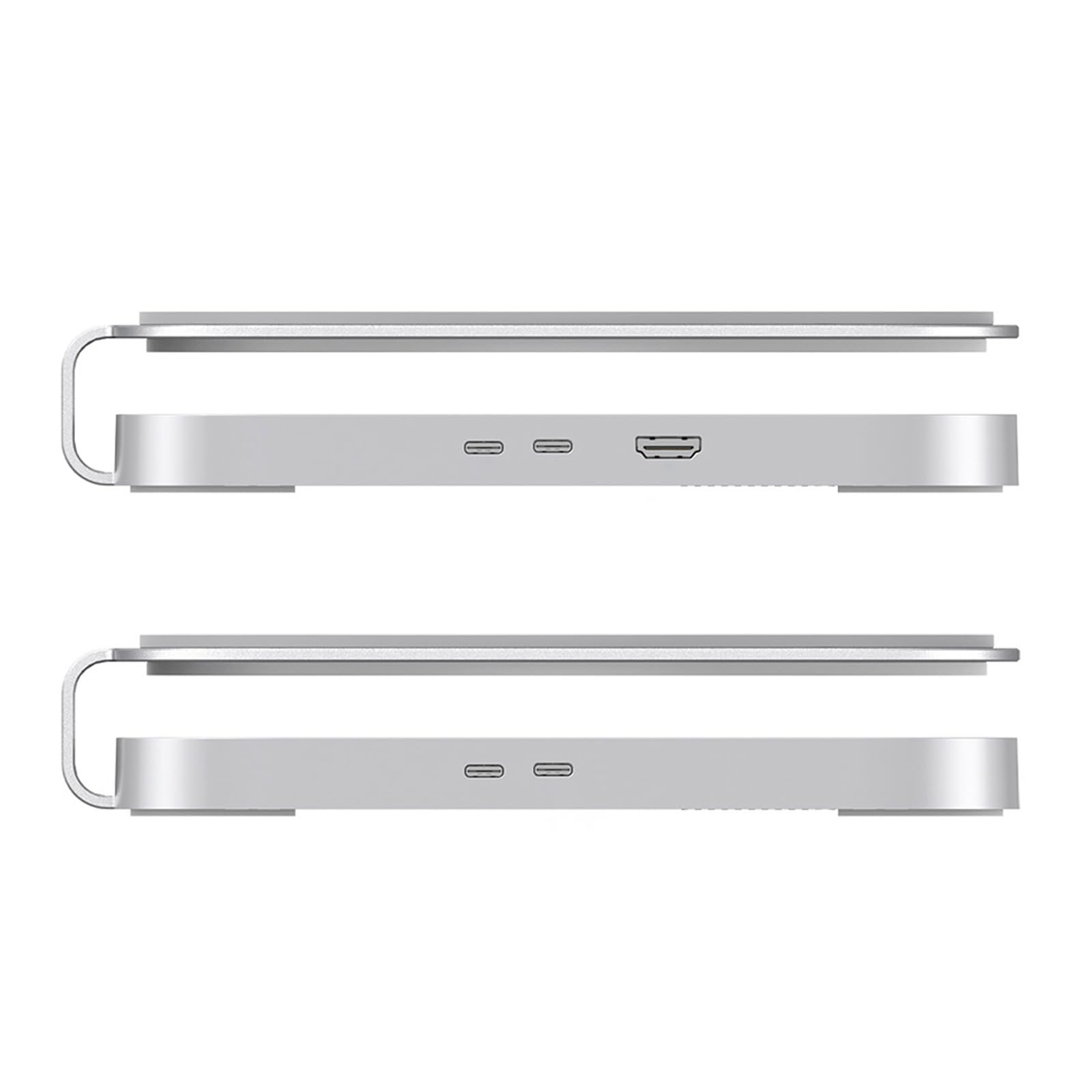 Supporto in alluminio USB C Drive Enclosure Per 2024 Tipo Docking Station Case Card Reader Espansione Stand Dock Con Ricarica USB