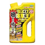 フマキラー カダン 根まで枯らす虫よけ除草王プレミアム 2L 除草剤 シャワータイプ 最大50日の除草効果 殺虫成分配合