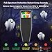 8 Pcs Ghost Hunting Kit with 1 EMF Meter,1 EVP Recorder,1 Spirit Box,1 UV Light,3 LED Light up Cat Balls & 1 Carrying Case