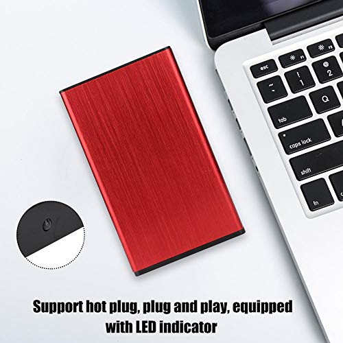 Equipado com indicador LED, gabinete do disco rígido, com cabo USB, gabinete do disco rígido, liga d