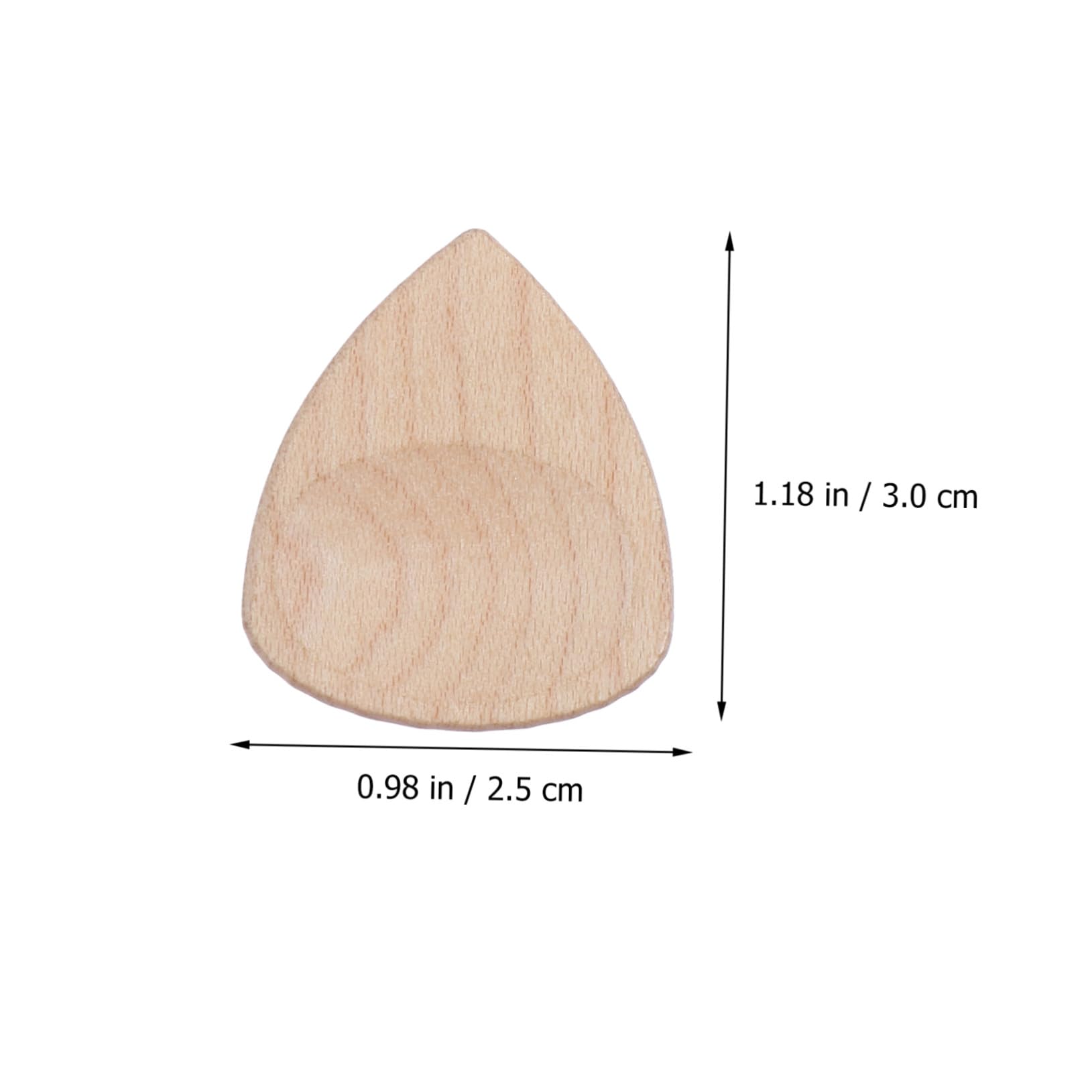Lot de 10 Médiators en Bois avec Boîte de Rangement, Couleur Mixte, pour Guitare Électrique, Acoustique et Basse, Accessoires Pratiques pour Musiciens