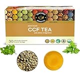 TEACURRY CCF Tea (30 Tea Bags, 1 Month Pack) - Ayurvedic Cumin, Coriander, Fennel Tea for Digestion, Detox - Non-GMO, Caffeine Free, All Natural - Indian Herbal Tea