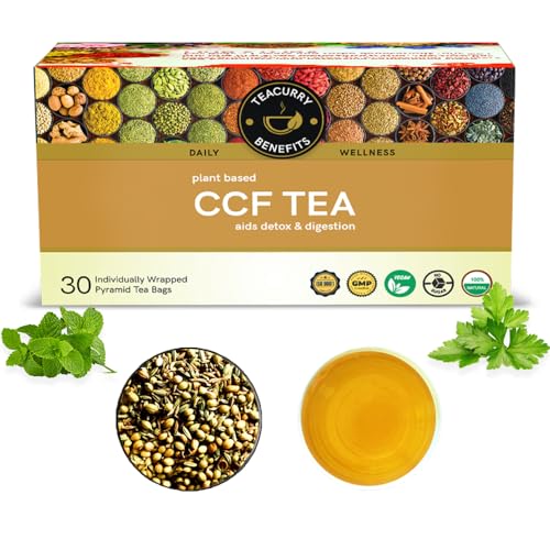 TEACURRY CCF Tea (30 Tea Bags, 1 Month Pack) -