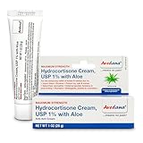 AVEDANA Hydrocortisone Cream – 1 Ounce Eczema Cream with Aloe Vera – Premium Anti Itch Cream Extra Strength – Ideal for Rashes, Itchiness, Insect Bites, Dermatitis, Detergents, Jewelry