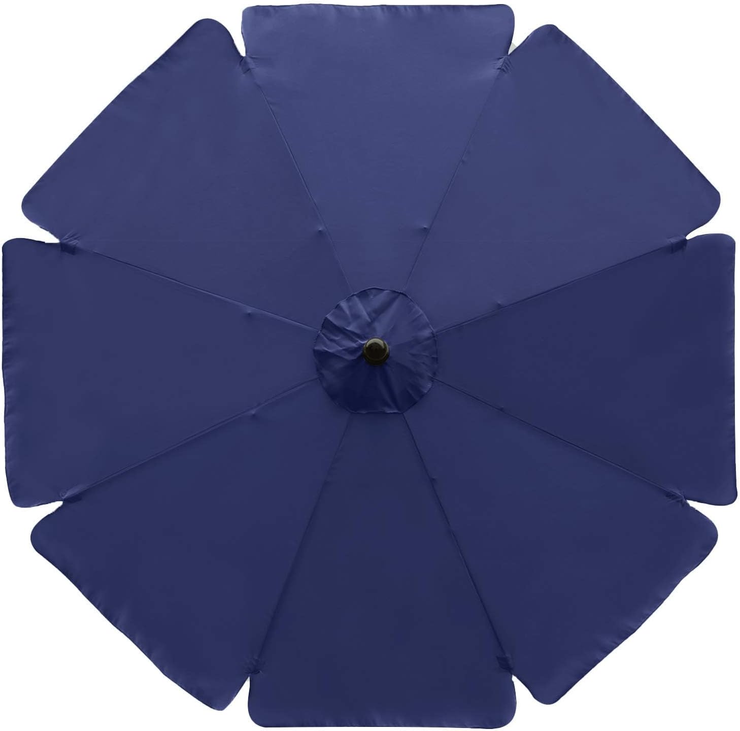 Bundle of MASTERCANOPY Patio Umbrella Replacement x1 and MASTERCANOPY Valance Patio Umbrella OutdoorMarket Table Umbrella (10ft,Navy Blue) x1