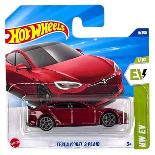 Hot Wheels Single Cars TESLA MODELL S PLAID HYW86