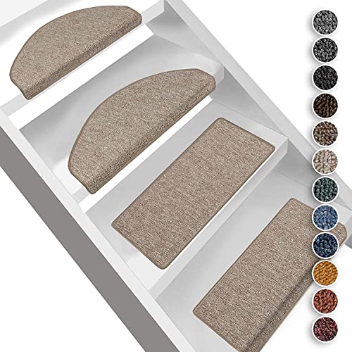 Insun Stufenmatten Set 3-teilig - Anti Rutsch Teppiche 30x85cm Renaissance Design