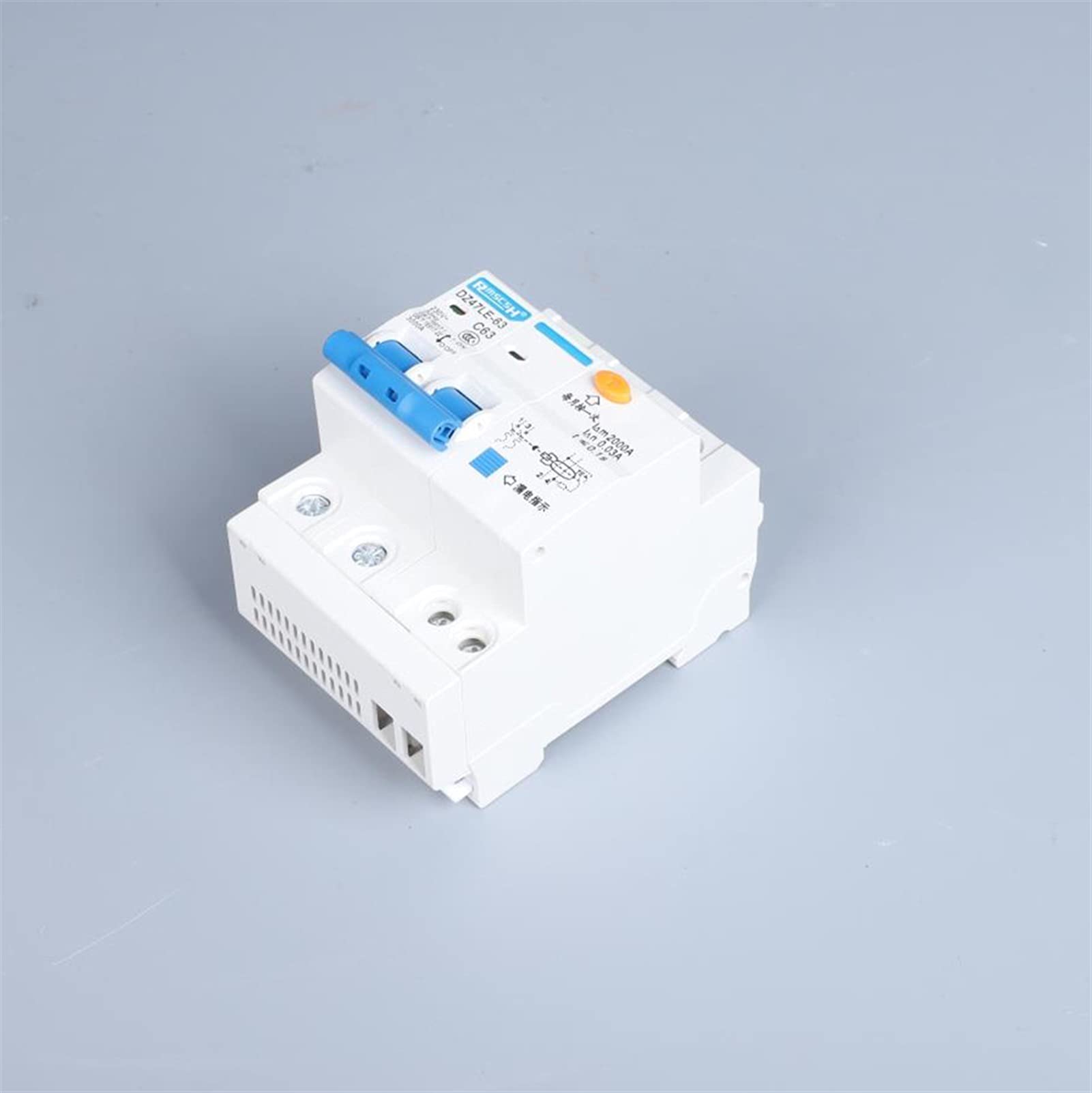 Wyłącznik różnicowoprądowy zasilany wyciekiem ochronny DZ47LE RCBO RCCB MCB RCD 16A 20A 25A 32A 40A 50A (16a,3)