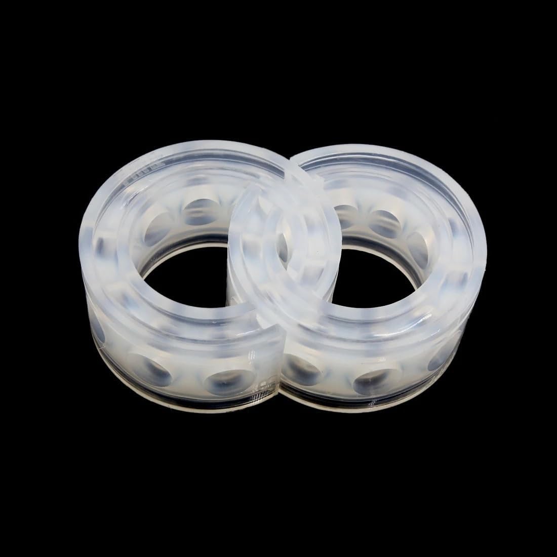 2pcs Car Rubber Shock Absorber Spring Bumper Buffer Power Cushion A/B/C/D/E Typ Spring Suspension Buffer(Type-F Red)