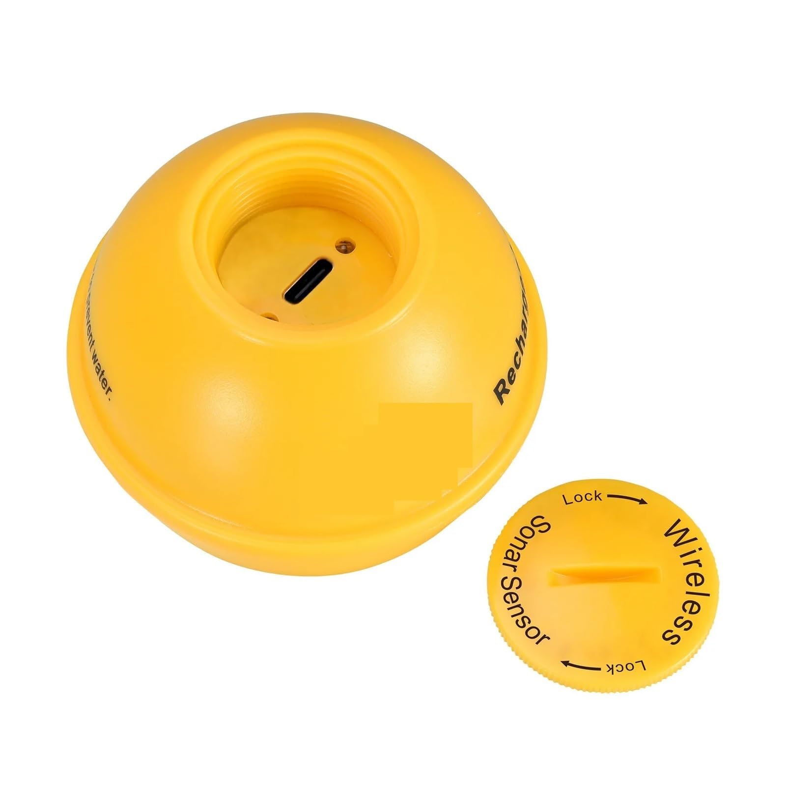 Sondeur de pêche sans Fil Rechargeable, capteur de Profondeur d'eau de 45 m, échosondeur de pêche Portable