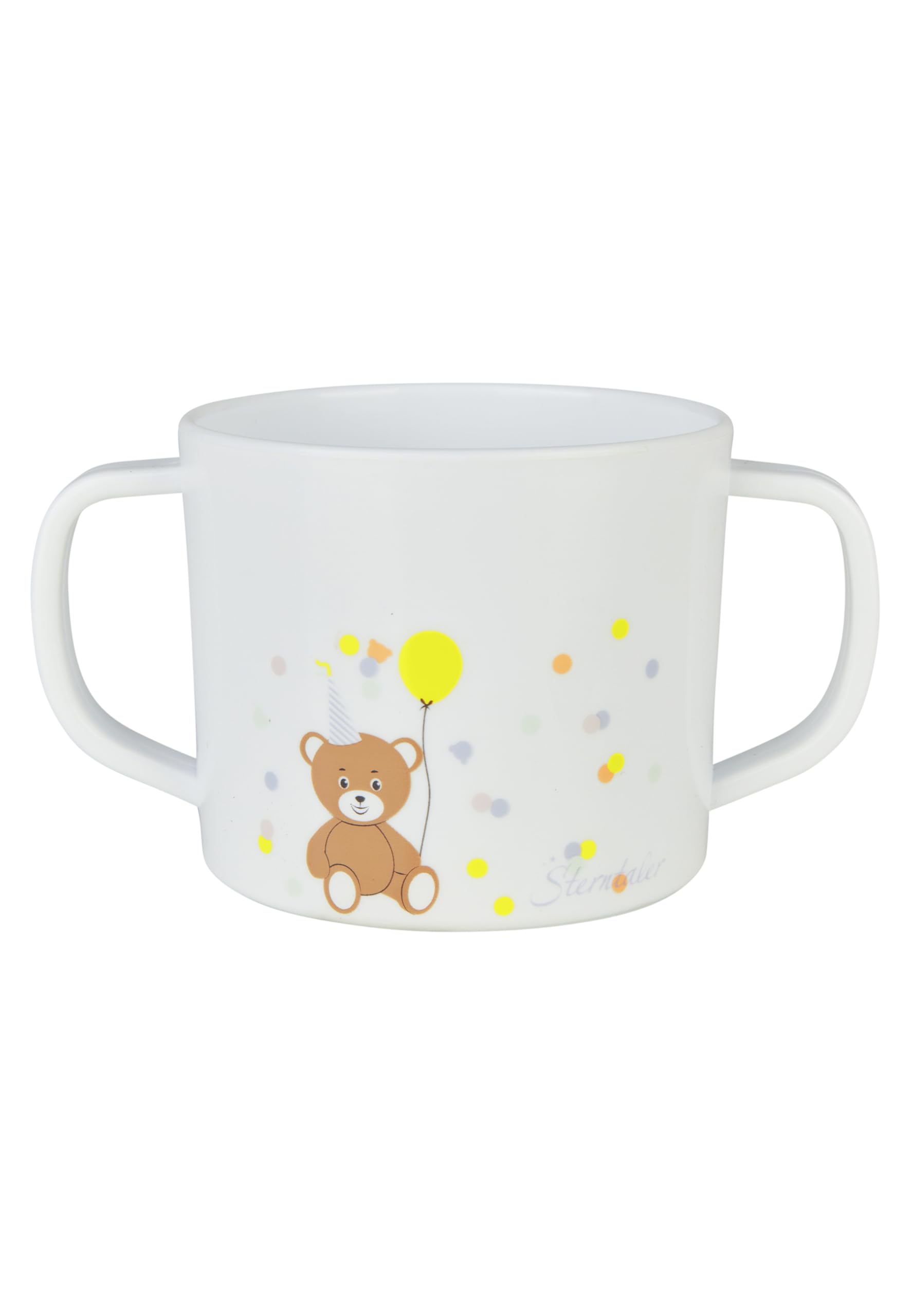Sterntaler Geschirrset Familie Bär, Kinder-Geschirrset für Babys und Kleinkinder, rutschfester Sockel an Teller, Schale und Becher, lebensmittelecht, robust, spülmaschinengeeignet, 23,5×25×10 cm, bunt