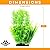 Large Thick Green Plastic Artificial Plant Bush Reeds for Aquarium Fish Tank Aquatic Greenery Décor Decoration Water Grass Plants