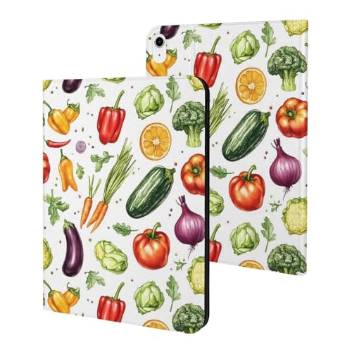 Housse iPad 11" 2025 imprimé tomates pour cuisiner et s'organiser