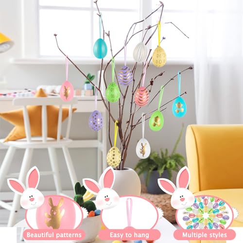 Oeuf de Pâques en plastique de 6 cm pour décoration créative