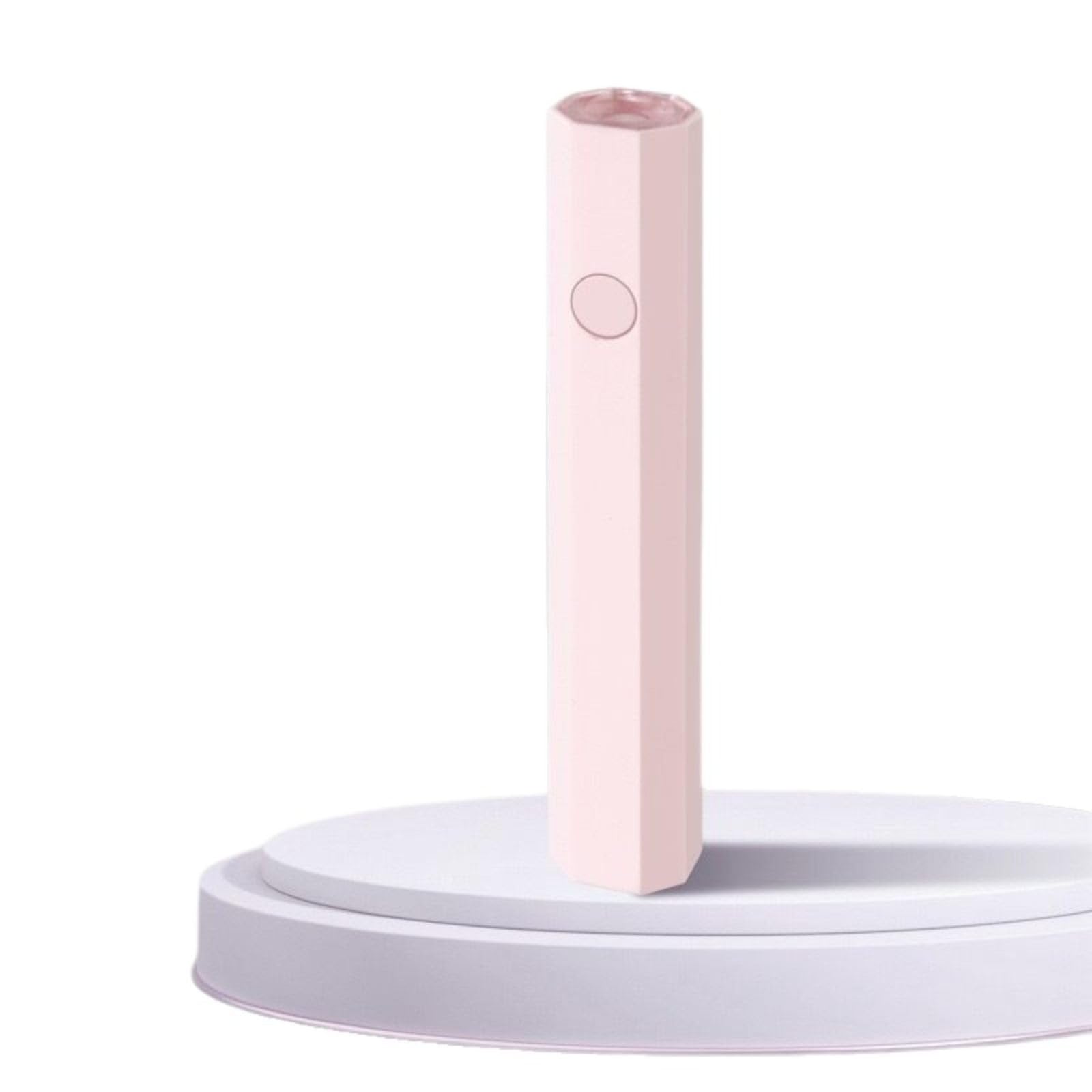 PetPhindU Mini Nail Lamp for Gel Nails Handheld Light for Nails Portable LED Nail Lamp Nail Dryer for Curing Gel Polish Nail Glue Gel USB Nail Light Flashlight for Home DIY Manicure (Pink,one Size)