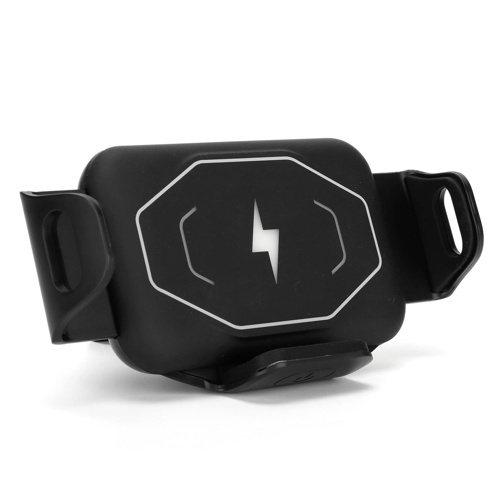 Cargador Inalámbrico para Automóvil, Carga Rápida de 15 W con Soporte Triangular Grande Estable, Silicona Flexible, Protección contra Sobrecarga, para la Mayoría de Las Rejillas