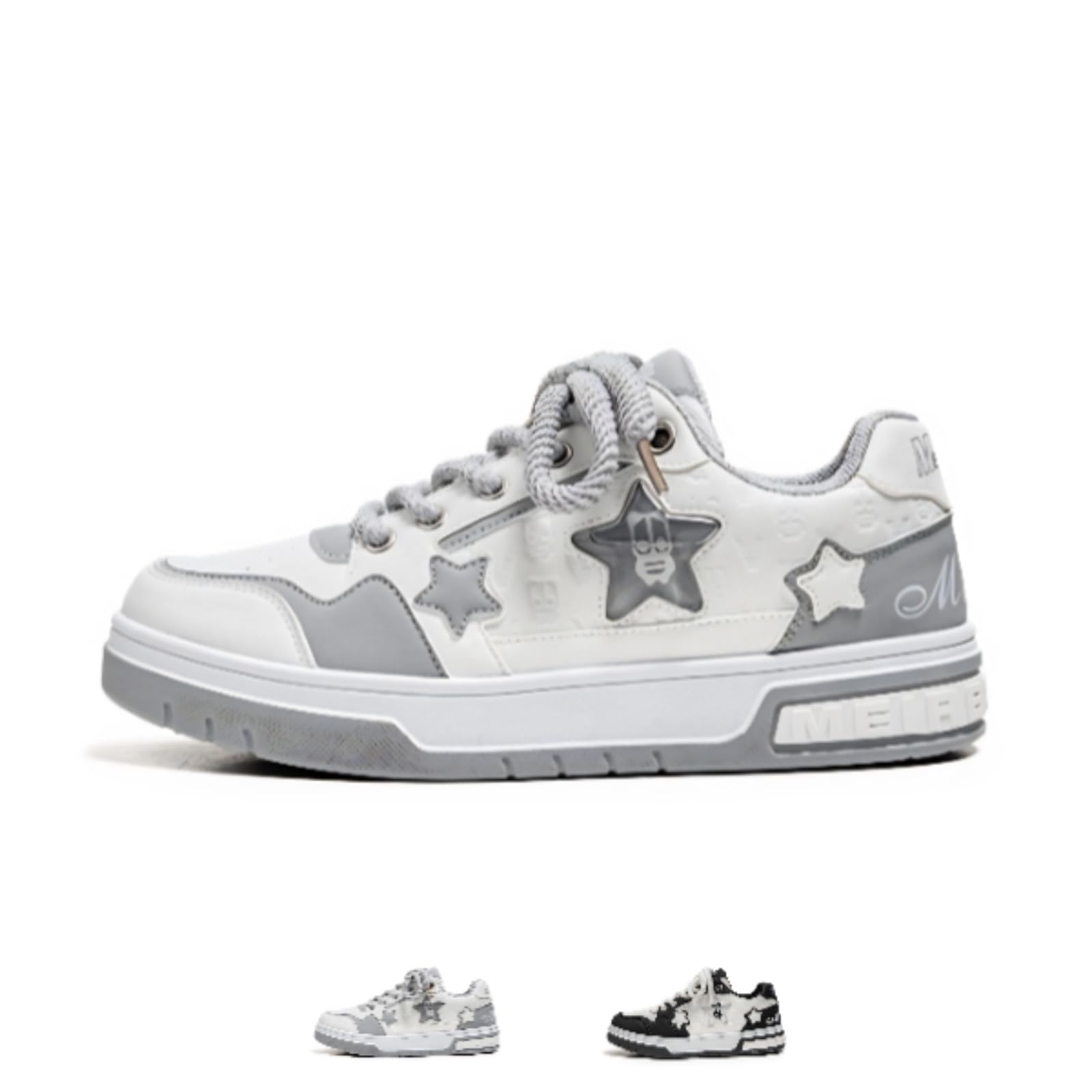 ACARITOUCH Star Chunky Sneakers for Women Trendy Casual Aesthetic Platform Skate Walking Shoes Couple Shoes