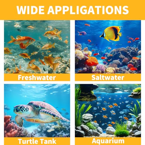 Image of ERAARK 20W 100W Small Submersible Aquarium Heater, Constant Temperature 77℉, Betta Fish Tank Heater Suitable for Saltwater and Freshwater, 5 /10 /20 Gallon Fish Tahk (20W)