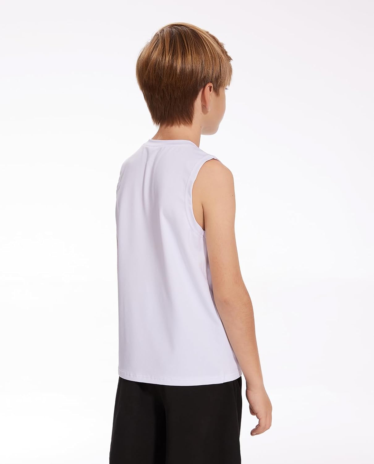 Star Vibe 5 Pack Boys Tank Tops Dry-Fit, Moisture Wicking Active Athletic Shirts Sleeveless Performance T-Shirts for Kids - Image 4
