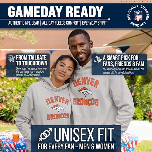Image of Team Fan Apparel NFL Gameday Hoodie Pullover Sweatshirt for Men and Women | Officially licensed NFL Gameday fleece pullover - kangaroo pocket, ribbed cuffs, drawstring hood, unisex fit