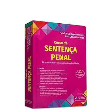 Capa do livro Curso de Sentença Penal: Técnica, Prática e Desenvolvimento de Habilidades (2024)