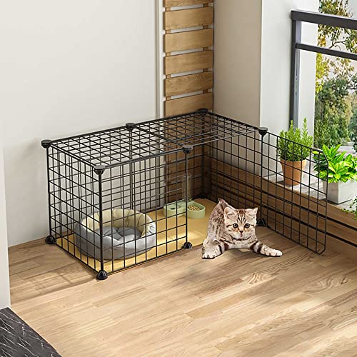 Cage pour chat à monter soi-même pour sécuriser votre salon