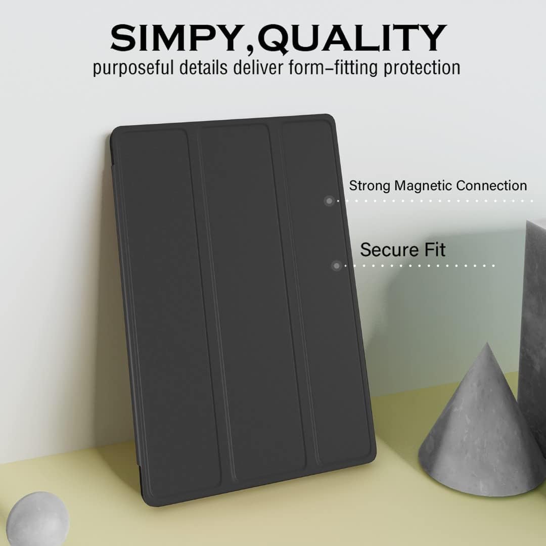 ProElite Cover for Samsung Galaxy Tab A11 8.7 inch/A9 8.7" Case Cover, Smart Flip Case Cover for Samsung Galaxy Tab A11/A9 8.7 inch Translucent Back with Stylus Pen, Black — Amazon image 3