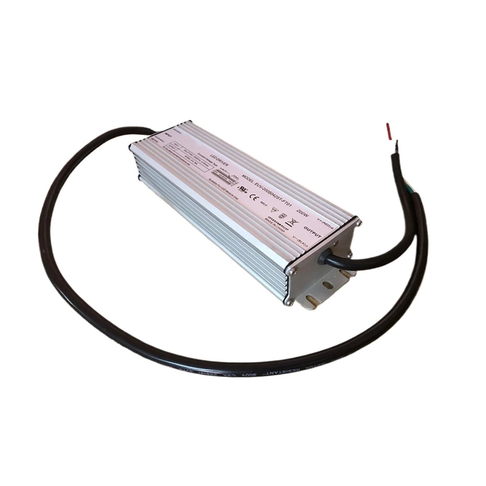 Pilote de LED EUV-200S042ST-FT01 driver alimentation 200 W 42 V CC étanche extérieur