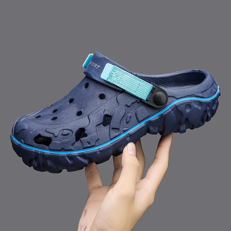 Image of Men's Clogs Garden Shoes Adult Mules Outdoor Sports Sandals Summer Water Beach Shoes Casual Slippers Lightweight Breathable Non-Slip