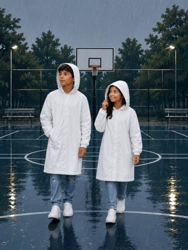 Image of Premium Kids Waterproof Raincoat | Full Coverage Hooded Rain Wear for Boys & Girls | Rainwear |
