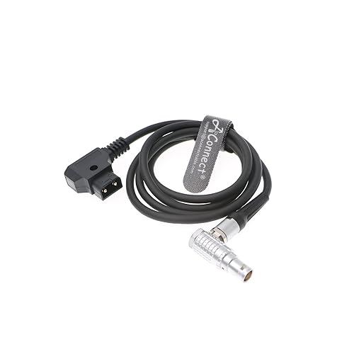 Miniatura 6 de Red Scarlet-Epic-Cable-Dtap-Flexible D Tap a ángulo recto 1B 6 Pin Cable de alimentación hembra para Red ScarletEpic 3.3Ft1M