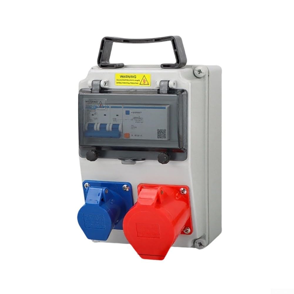 Recinzione elettrica resistente alle intemperie IP66 con interruttore automatico e guida DIN per officine all'aperto Distributore di alimentazione a parete 250x166x115mm (C)
