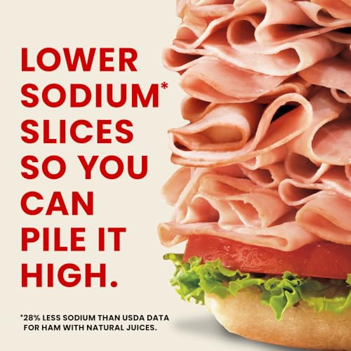 Hillshire Farm Ultra Thin Sliced Deli Lunch Meat, Lower Sodium Honey Ham, 8 oz