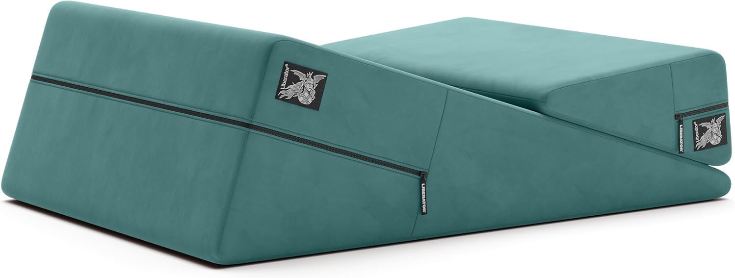 Liberator Wedge & Ramp Sex Positioning Pillow Combo, Original Size (12"), Grey